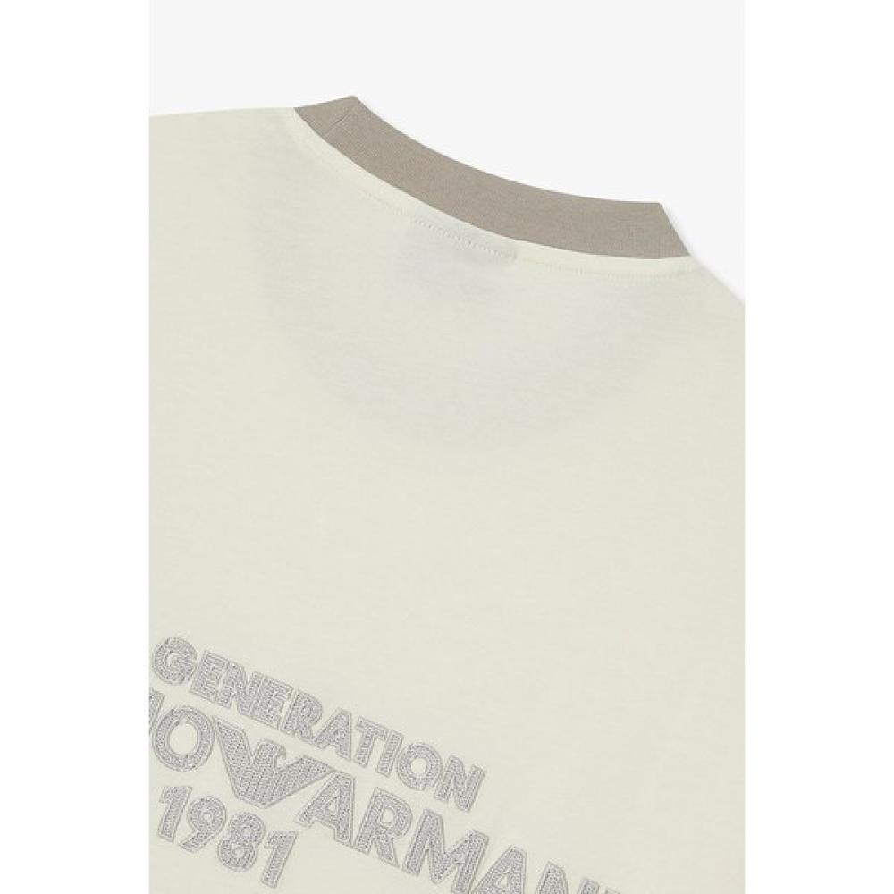Emporio Armani Men S Colorblock Crewneck Logo T ShirT A516126055