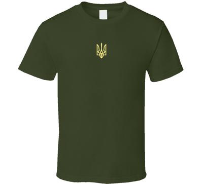 Stemma Ucraina Volodymyr Zelenskyy Esercito Militare T-Shirt Tee Regalo Nuovo