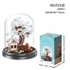 Yu Gao Insect & Hibiscus Rose Building Block Flowers - Compatible with Lego, Assembled Ornament Toys