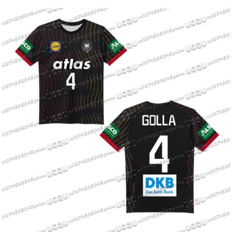 

Немецкая Новая Гандбольная Джерси Футболка Быстросохнущая Дышащая Спортивная Одежда С Коротким Рукавом Мужская и Детская Уличная Фитнес Повседневный Топ S