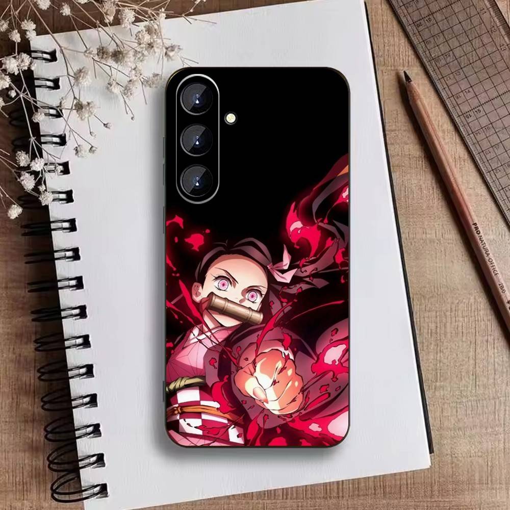 Nezuko K-Kamado Phone Case For Samsung Galaxy A73,21,22,32,71,53,52,51,80,5G Soft Black Cover