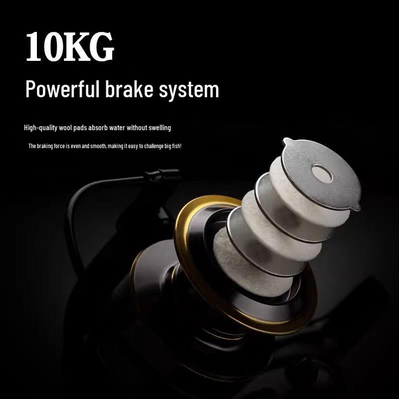 All-Metal Long-Casting Spinning Fishing Reel with Metal Handle and Slanted Line Opening for Genuine Micro-Lure Rods.