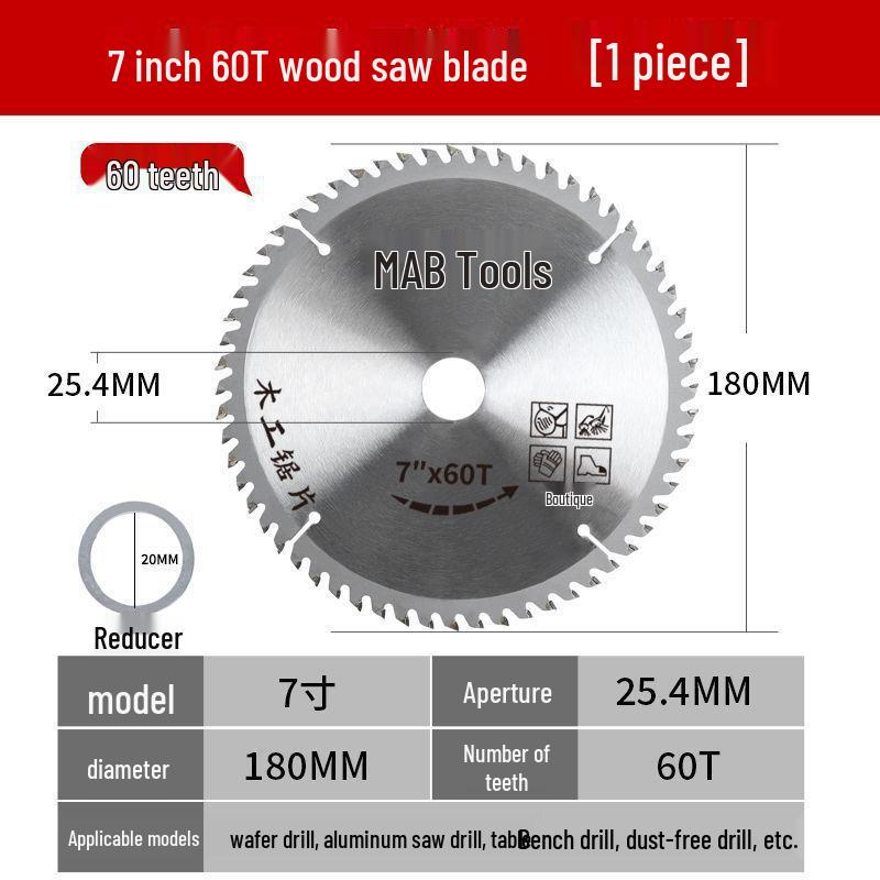 Eco-Friendly Lithium Electric Saw Blade with Special Alloy Teeth - High Hardness and Sharpness, 4-10 Teeth for Woodworking and Paint-Free Boards