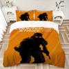 Set Biancheria da Letto Gaming Counter-Strike 2 da 3 Pezzi - Perfetto per Camera da Letto, Camera degli Ospiti, Soggiorno, Arredamento Hotel - Regalo Ideale per Fan, Viaggiatori, Uso Quotidiano