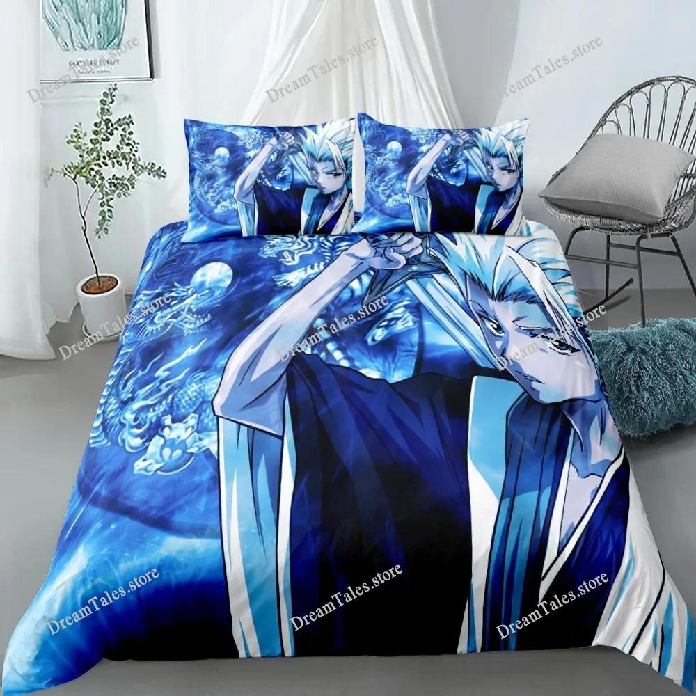 Anime Bleach Children Bedding Set King Queen Double Full Twin Single Size Bed Linen Set Home Textileextile Luxury Gift741