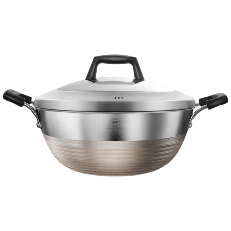 Kangbahe Titanium Honeycomb Non-Stick Double-Ear Pot