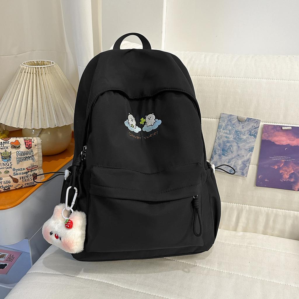 Schoolbag High Value Cute Schoolbag Girls Junior High School College Students Large Capacity Niche Girls Backpack Lightweight Travel Backpack