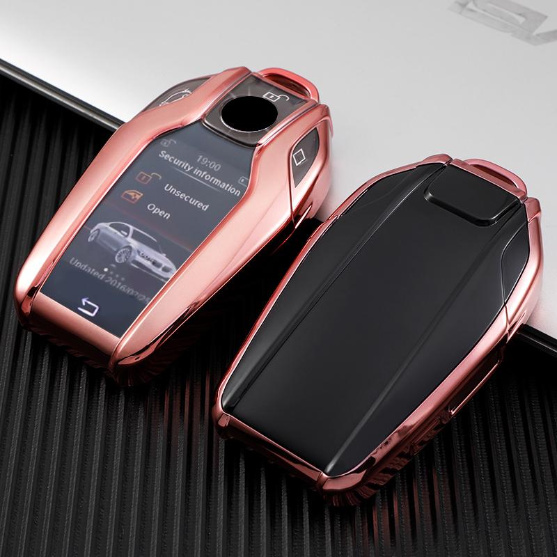 Soft TPU Car Key Case Cover Key Bag for BMW 5 7 Series G11 G12 G30 G31 G32 I8 I12 I15 G01 X3 G02 X4 G05 X5 G07 X7 Accessories