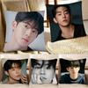 Korea Actor Model J-Joo Hyuk Nam Pillow Case Fashion Square Pillowcase Bedroom Sofa Room Ins Decoration Leisure