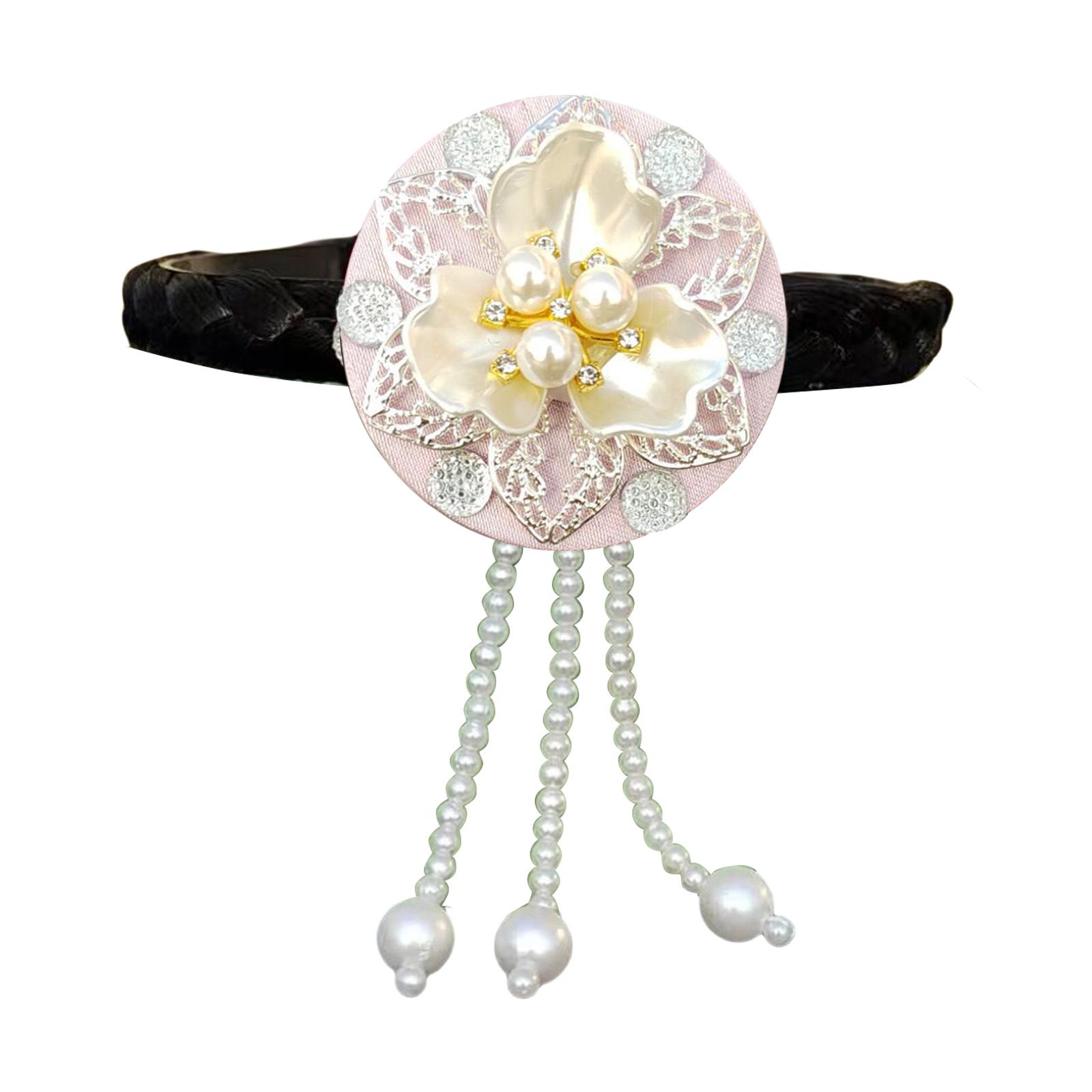

Elegant Korean Designs Hair Accessory Beautiful Korean Headband Charm for Women and Girls Enhancing Your Fashion Look розовый