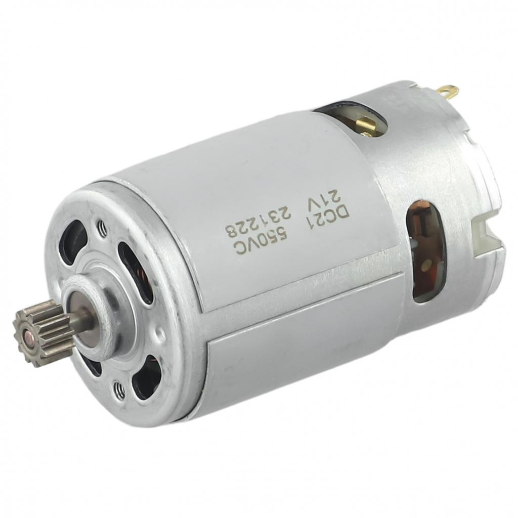High-power V DC Motor Low Noise Silver 21V Two-speed