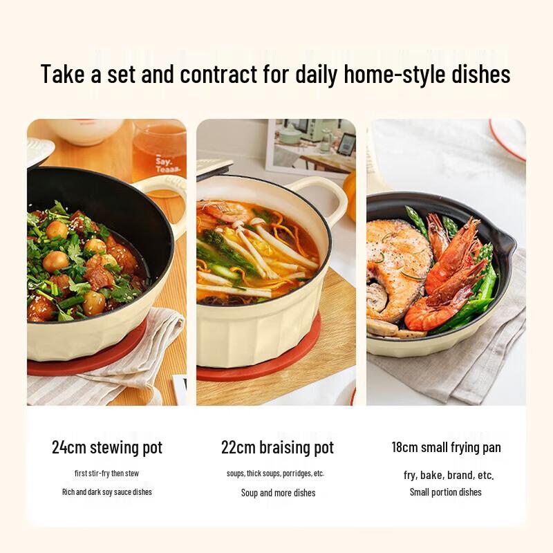 Buydeem Enamel Pot