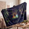 Warm Flannel BlanketTerraria Soft Cozy Throw Blanket for Bedroom Couch