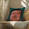 Funny Funny Characters Pillow Case Silky elegant Comfort Sofa Bed  Invisible zipper Beach pillowcase