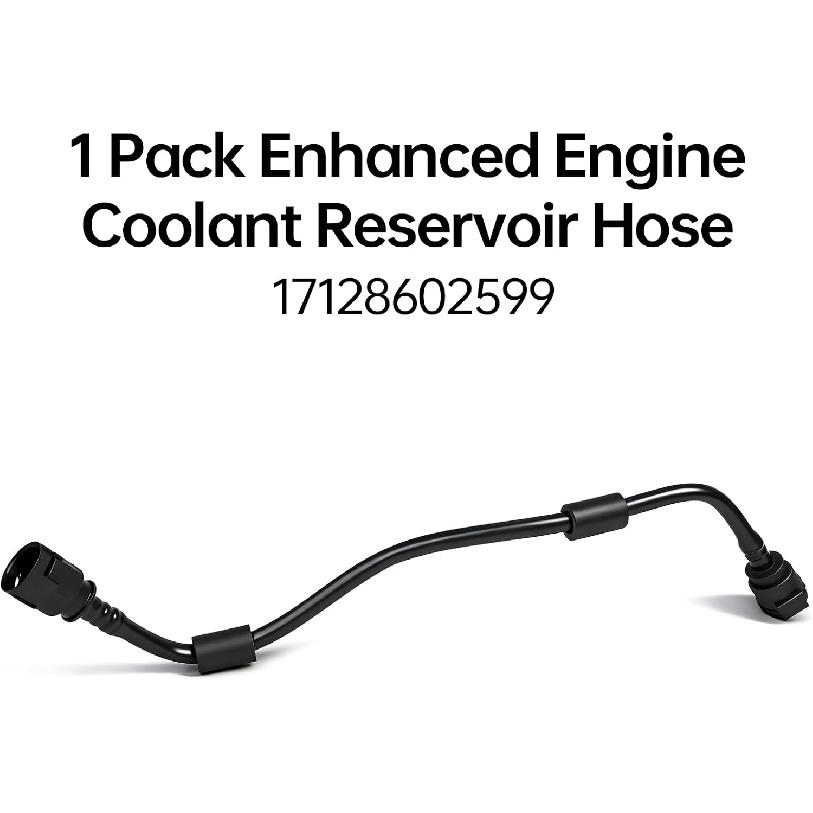17128602599 Inner Engine Coolant Reservoir Hose for BMW G30 530e 530i 540i G12 740i xDrive Replace 17125A02485
