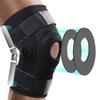Outdoor Sports Knee Pads Non-slip Mountaineering Running Fitness Protective Gear Double Aluminum Plate Support Velcro Pressure Breathable Knee Pads
