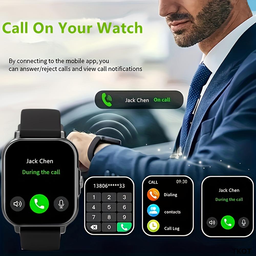 New Fashion Smart Watch 1.85-inch Display Bluetooth Calling Music Playback Fitness Timer Sports Smartwatch