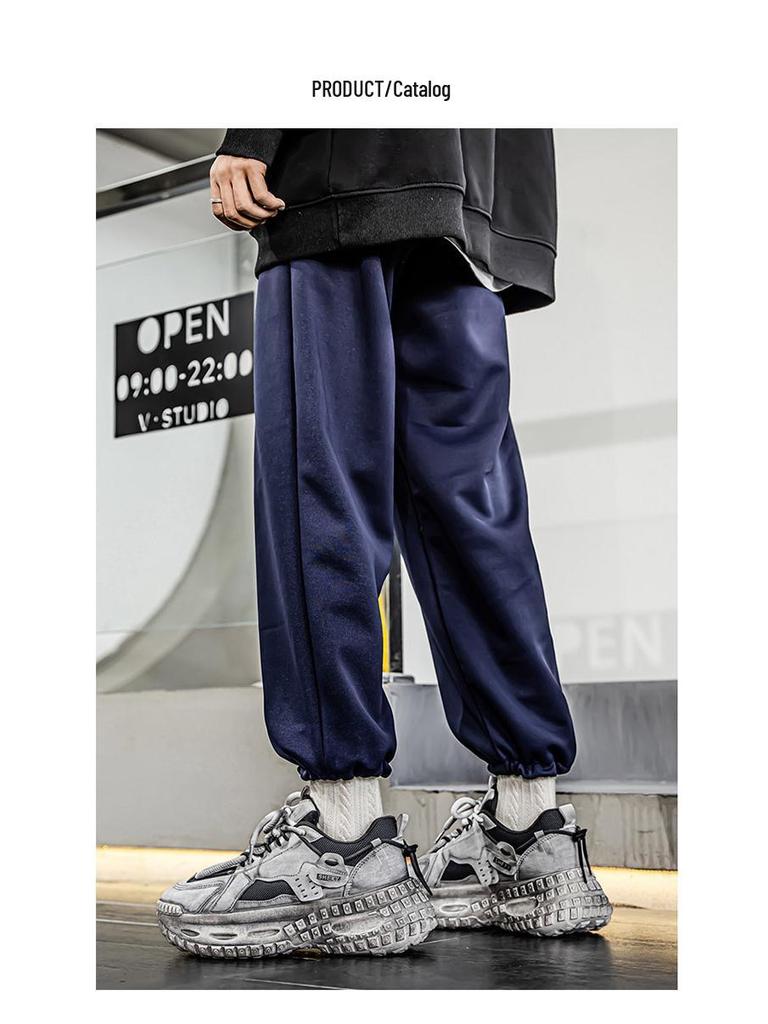 Spring Men's Breathable Mesh Sports Shoes - Trendy Versatile Thick Sole Dad Sneakers