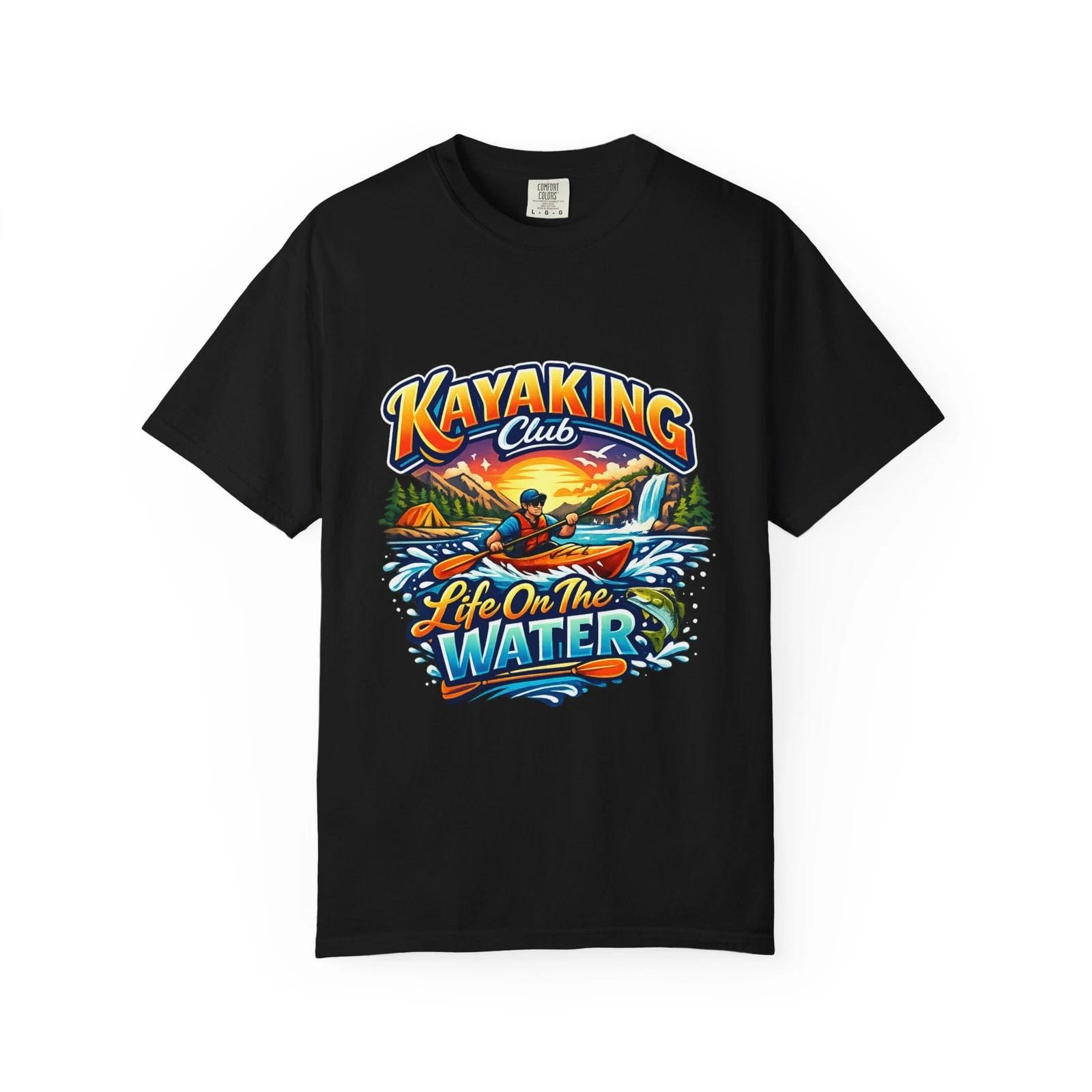 Kayaking Club Life On The Water T-Shirt | Kayak Graphic Tee XL
