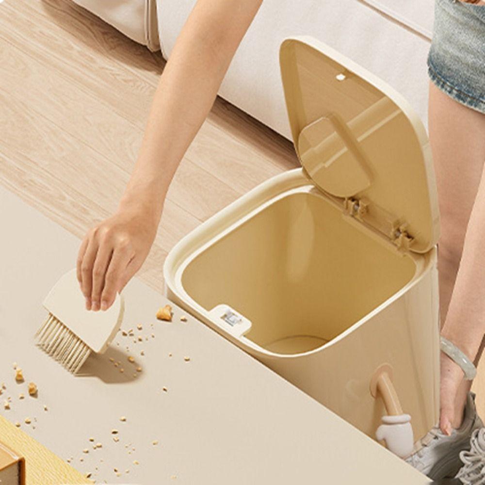 Cartoon Desktop Trash Can Plastic Small Storage Bucket Multi-functional Mini Waste Bins  Countertop