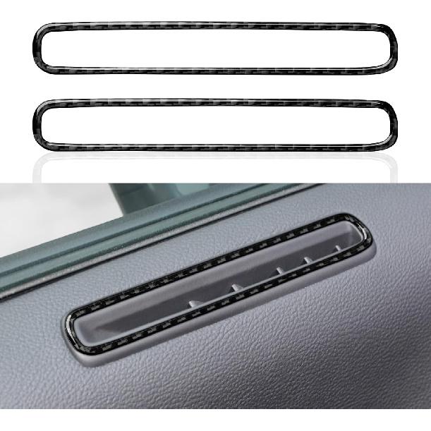 Car Gear Shift Panel Cover Decals for 2011 2012 2013 2014 Dodge Charger Accessories Carbon Fiber Interior Stickers