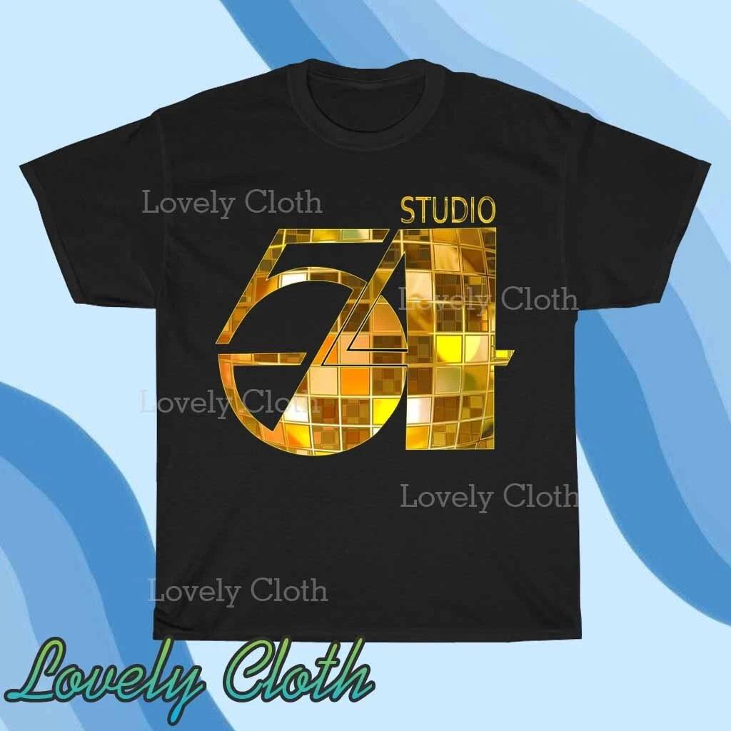 

Футболка с логотипом ночного клуба Studio 54 Смешная Американский размер от S до 5XL Футболка S