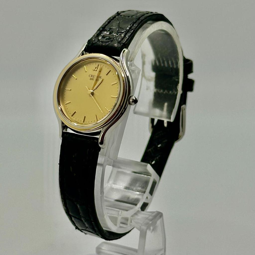 [USED] Vintage Seiko Credor 4J81-0A60 Women's Brown