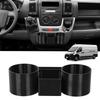 Dual Car Cup Holder Fits For Van Motorhome Fiat Ducato Peugeot Boxer Citroen Relay Van Centre 2007+ Interior Accessories