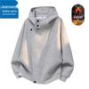 Jeanswest Men's Heavyweight Fleece-Lined Hooded Zip-Up Sweatshirt