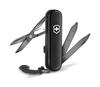 VICTORINOX Signature Light Onyx Black Knife Disaster Prevention Goods Ballpoint Pen with LED Light Swiss Made Multitool with 7 Functions Present Gift