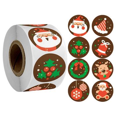 Decor Envelope Packaging Baking Sign Seal Sticker Sticky Note Adhesive Label Christmas Stickers