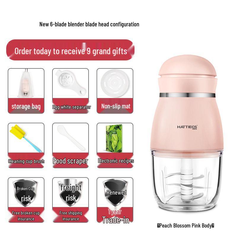 Electric Garlic Masher: Compact Manual Chopper for Garlic, Ginger, and Baby Food.