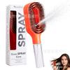 Spray Fixant Styra Brosse à Cheveux Hydratante Peigne Anti-Frisottis avec Poignée à Gâchette, Portable pour la Maison et le Voyage