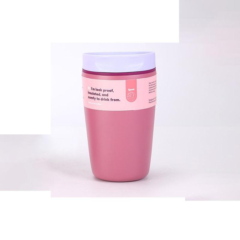 12/20oz Stainless Steel Vacuum Cup Coffee Cup Simple Fashion Men's & Women's Coffee Cup Outdoor Sports Portable Cup Couples Mugs