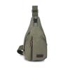 2022 Brandneu Herren Vintage Canvas Leder Umhängetasche Sling Brusttasche Multifunktional Outdoor Kleine Umhängetasche