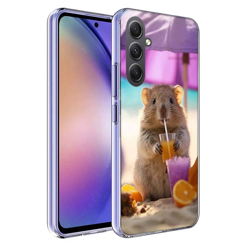 Cute Hamster Phone Case for Samsung A17 A37 A57 A07 A16 A26 A36 A56 A06 A02S A12 A22 A32 A52S A04S A14 A24 A34 A54 A03 A13 A33 A