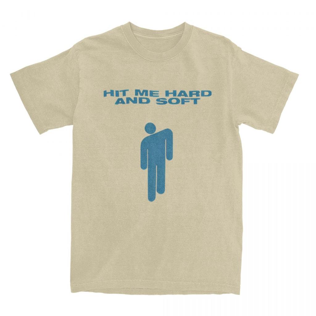 Men's T Shirt Hit Me Hard And Soft 2024 Tour T-Shirts Hippie Beach Tees Vintage Print Cotton Clothes Gift Idea
