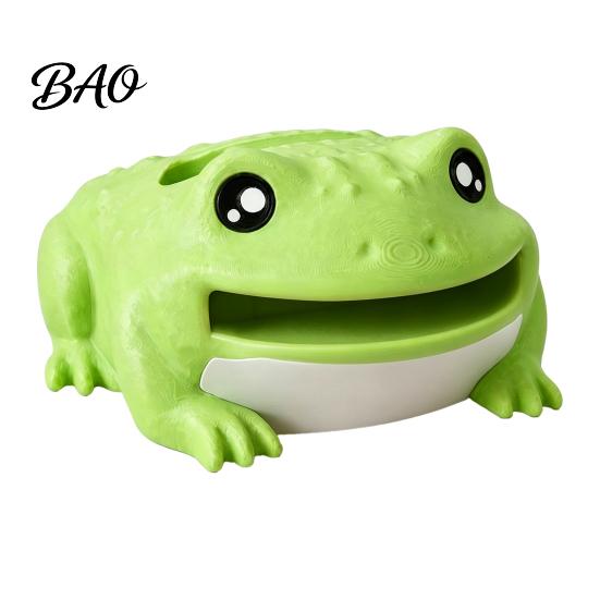 Office Stationery Decor Cute Frog Adhesive Note Dispenser, Creative Cartoon Animal Organizer, 3D Compact Pen And Stand Print Stable Memo for