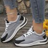 Fashion Breathable Mesh Sneakers for Women Spring Autumn Comfortable Lightweight Running Sports Shoes Woman Lace-Up Platform Female