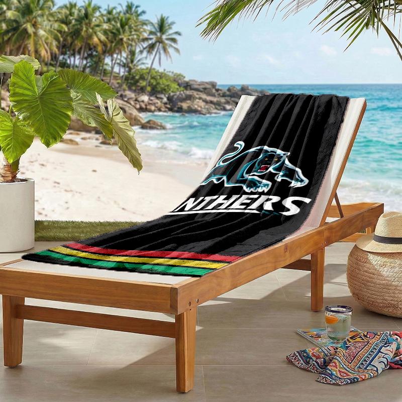 Panthers Fashion Beach Towel: Ideal for Summer Adventures Soft, absorbent and quick drying suitable for swimming and bathing