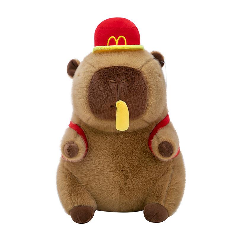 Backpack Capybara Wallace Plush Toy Cartoon Stuffed Animal Doll Decorations