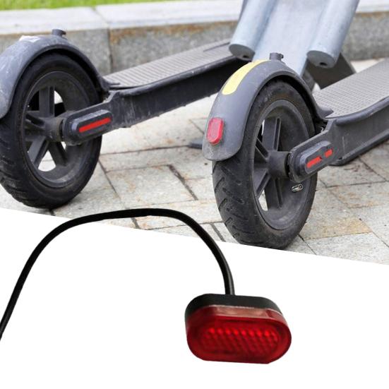 Scooter Rear Light with Long Wire Easy Installation ABS Super Bright Tail Light