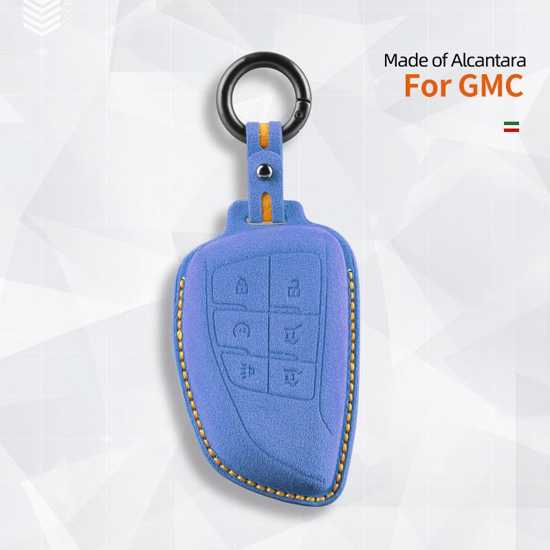 Interior Mouldings 6 Button Car Key Case Cover Shell For Chevrolet Tahoe Suburban GMC Yukon Buick ENVISION S Plus Avenir 2020 20
