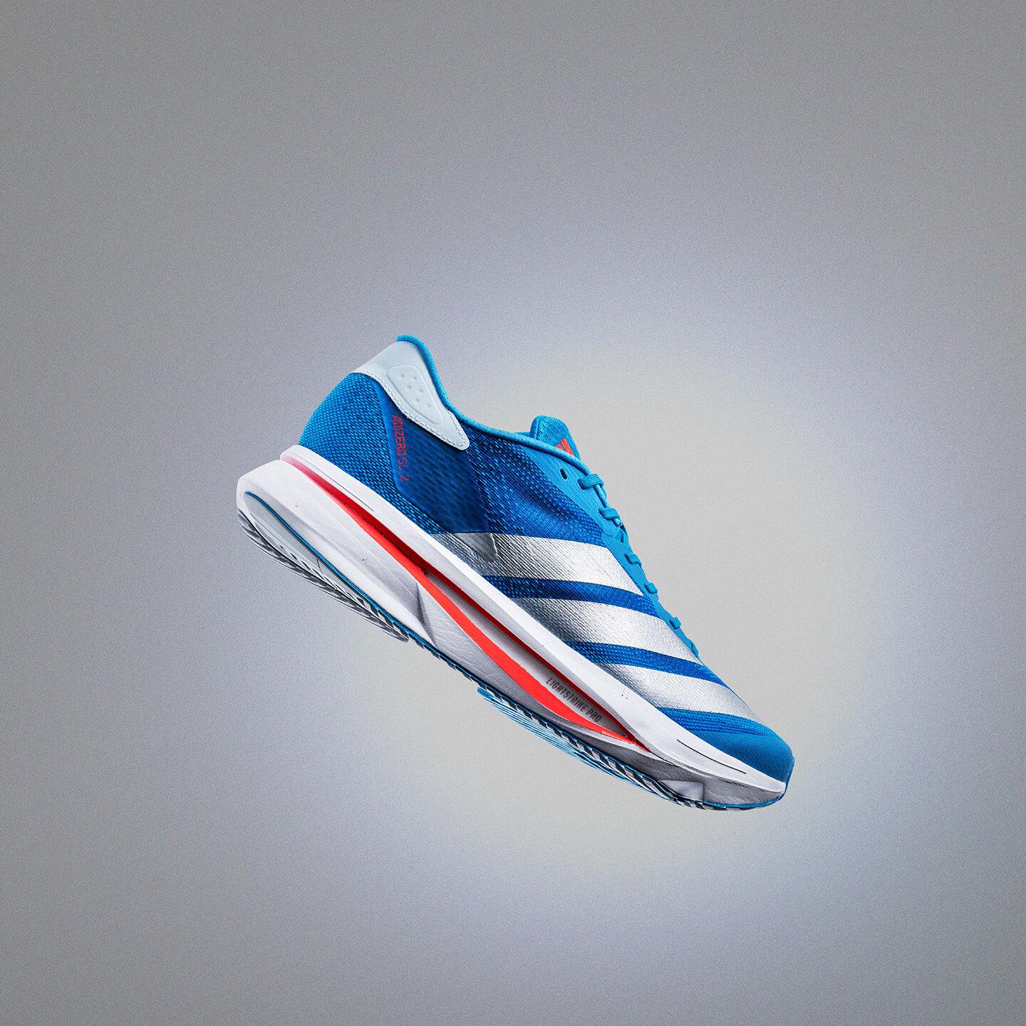 Adidas Adizero SL2 Casual Running Shoes Men s Blue Silver 44.5