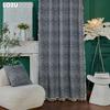 1PC LOZUJOJU Simple and Versatile Japanese Printed Tassel Edge Semi Blackout Curtain for Small Window Kitchen Bedroom Living Room Home Decor