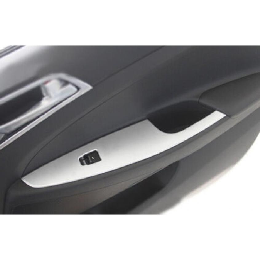 For Hyundai Tucson 2016-2021 Matte Silver Window Lift Lock Switch Panel Trim 4PC