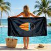 Valencia FC print Quick Dry Beach Towel Microfiber Absorbent Portable Travel Swimming Towel