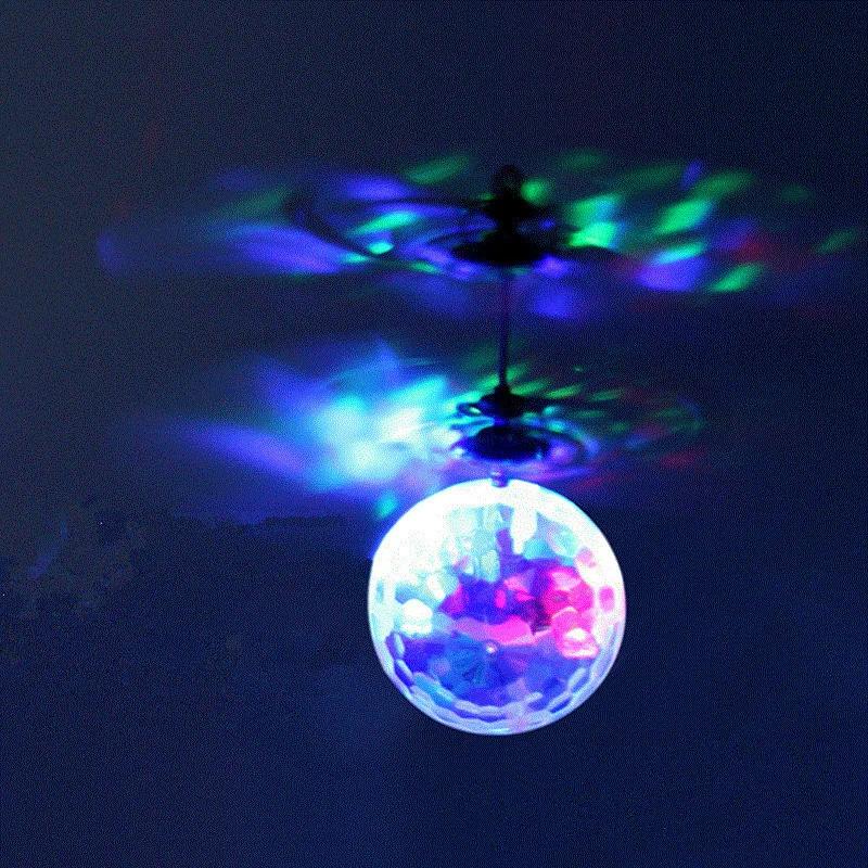 Latest Flying Ball Luminous Kid's Flight Balls Electronic Infrared Induction Aircraft Remote Control Playthings LED Light Mini Helicopter