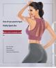 Breathable Mesh Sport Bra with Wide Straps and Stylish Back Design