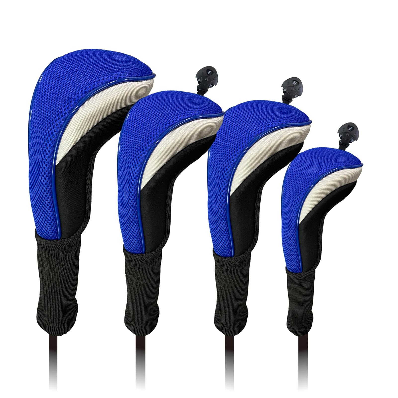 

Набор чехлов для головы Драйвер Утилита Фарвейное дерево DR FW UT Чехол Сетчатый набор 7 цветов Вращающийся номер в комплекте набор FW x 4 шт. (4-х частей (ДР, 2, ЮТ), синий)